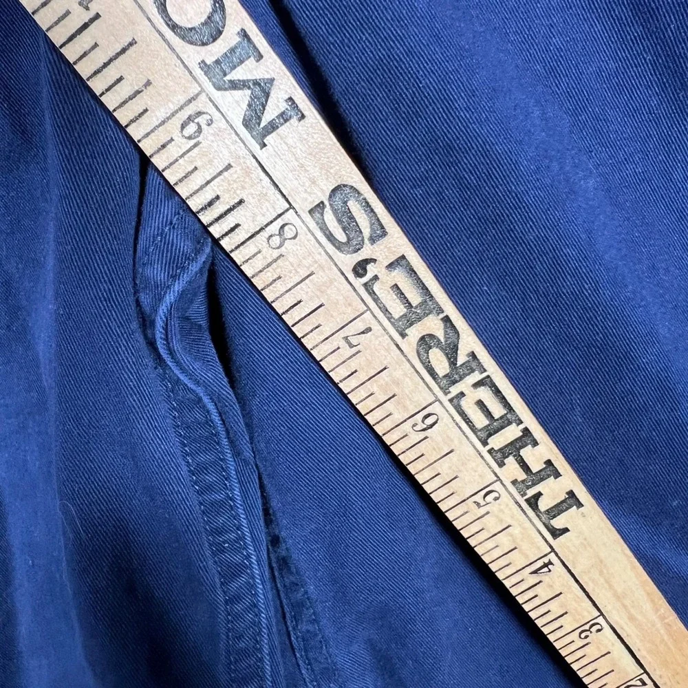 Polo Ralph Lauren Relaxed‎ Fit Navy Blue Chino Shorts Mens Size 34